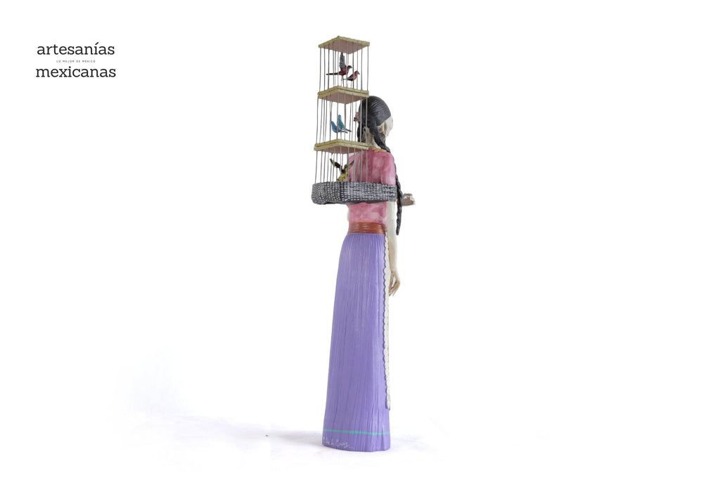 Catrina Pajarera - 21.6 in. Miguel de la Cruz
