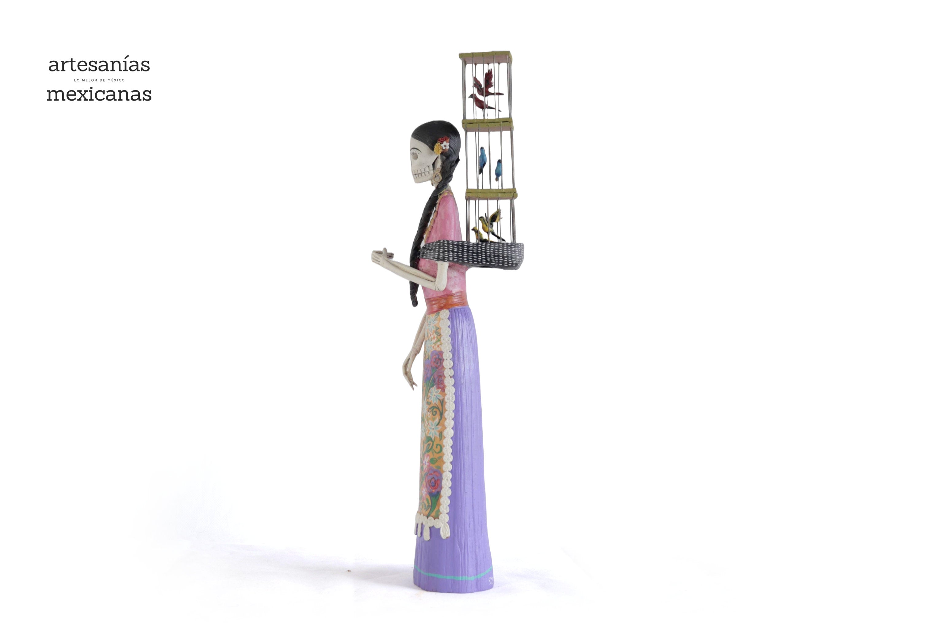 Catrina Pajarera - 21.6 in. Miguel de la Cruz