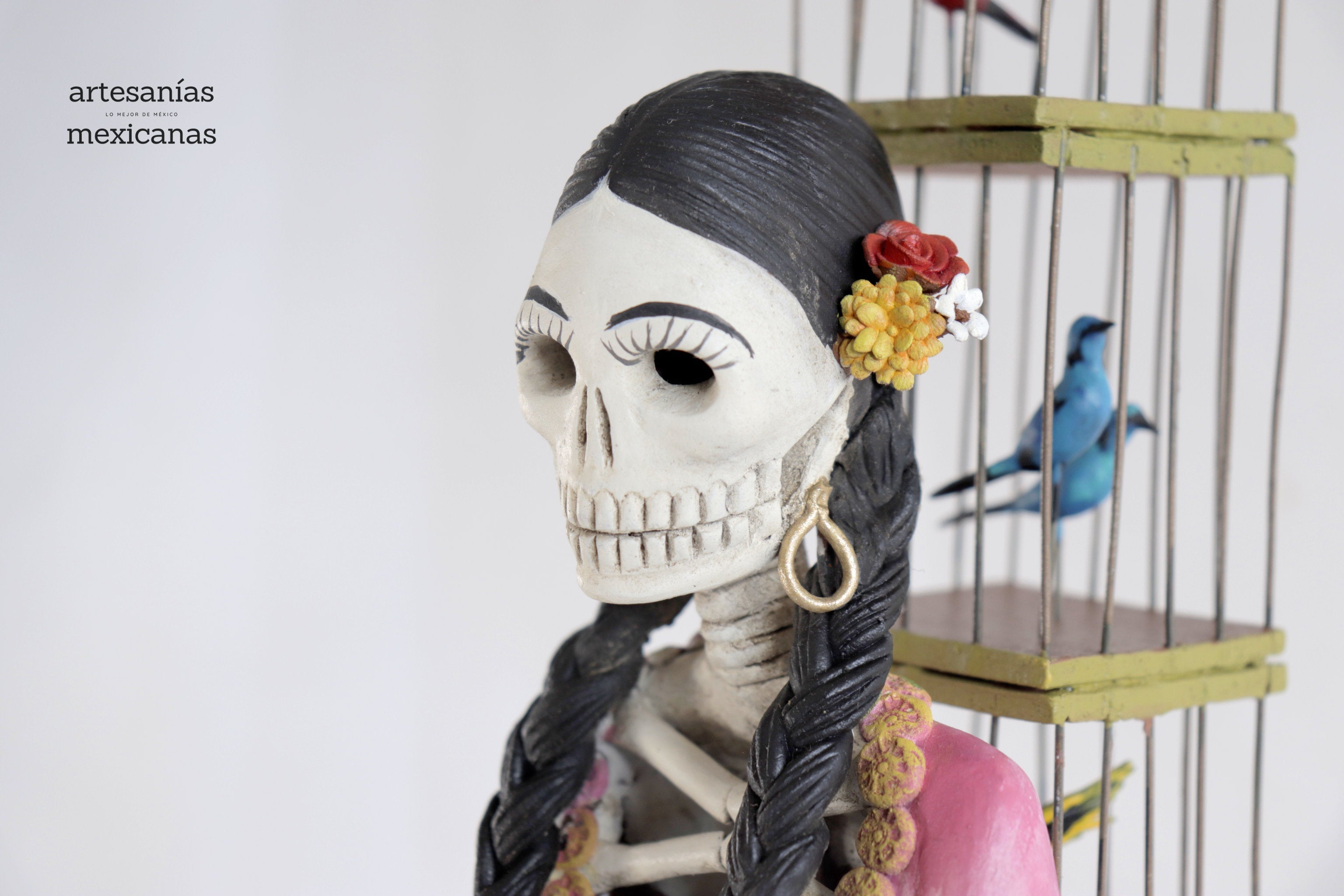 Catrina Pajarera - 21.6 in. Miguel de la Cruz