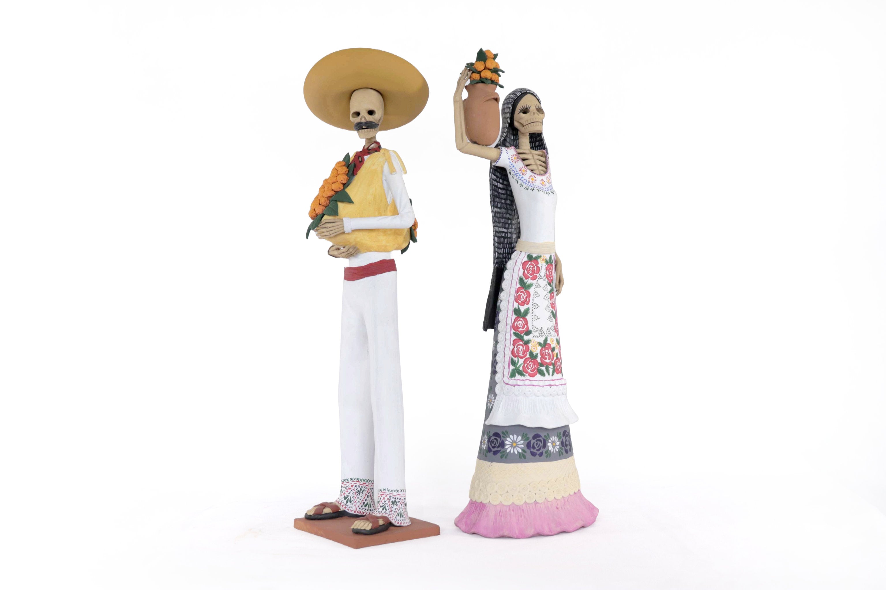 Pair of Catrines Marigolderos - 20 in. - Made to Order Adan