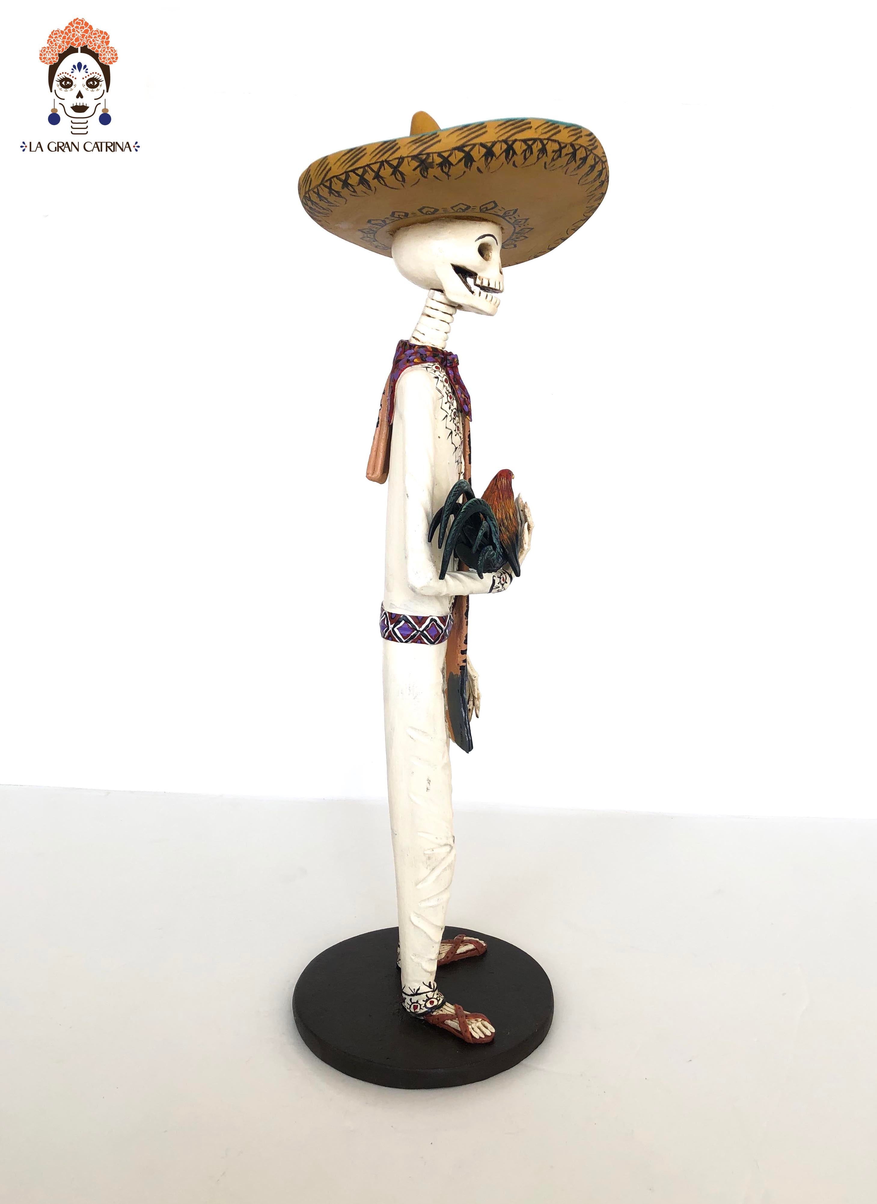 Catrina Pajarera and Catrín Gallero - 20 in. Miguel de la Cruz