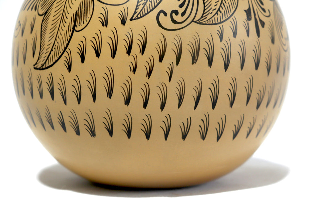 Cerámica yellow with vaso - Huancito - 9.1 in. - Made to Order Huancito
