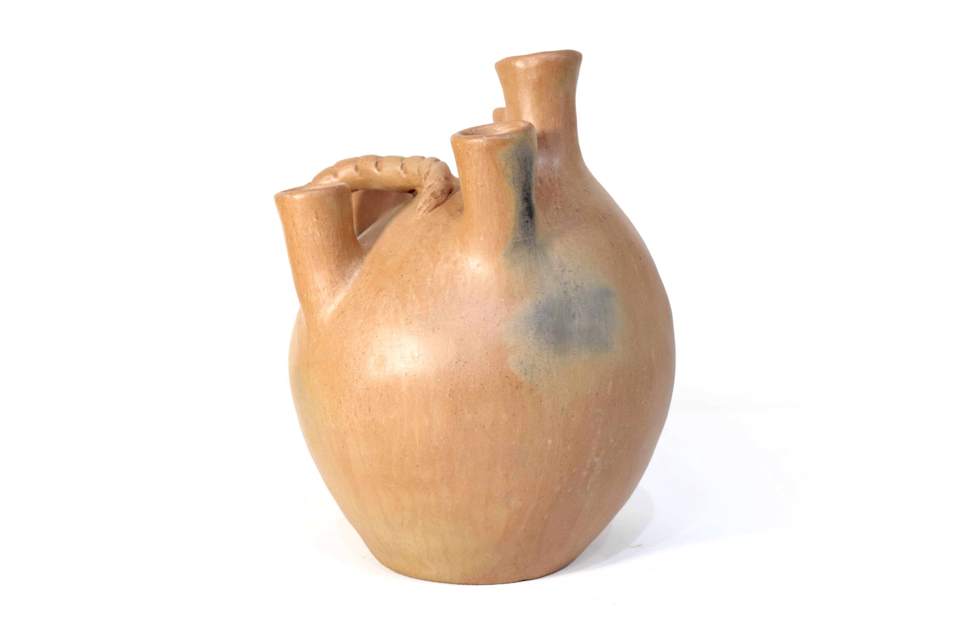 Vessel Ancestral Mixe Opossum Tail - 6.6 in. Silvia Mixe