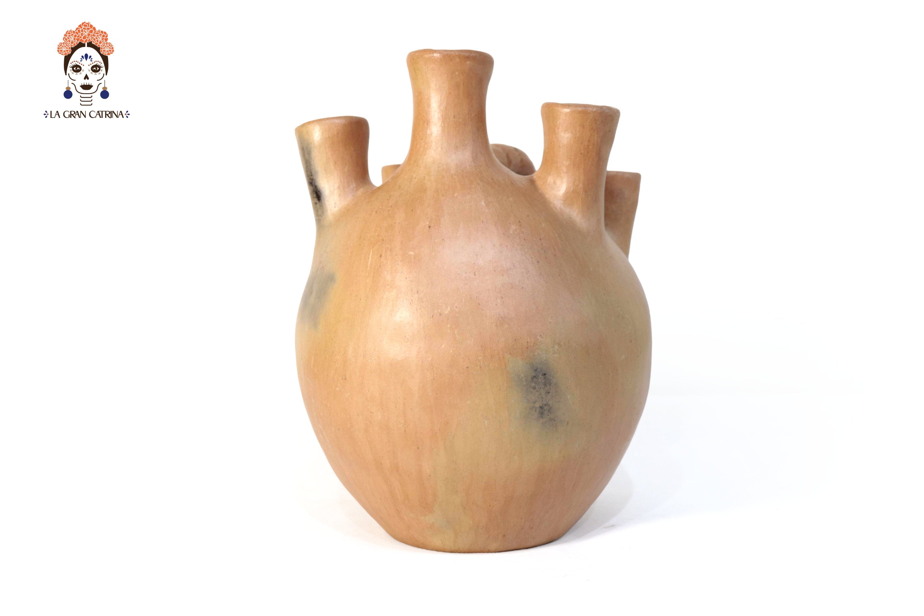Vessel Ancestral Mixe Opossum Tail - 6.6 in. Silvia Mixe