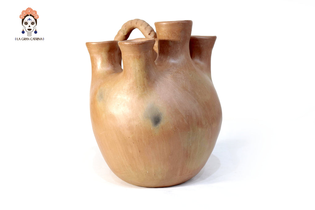 Vessel Ancestral Mixe Opossum Tail II - 6.6 in. Silvia Mixe