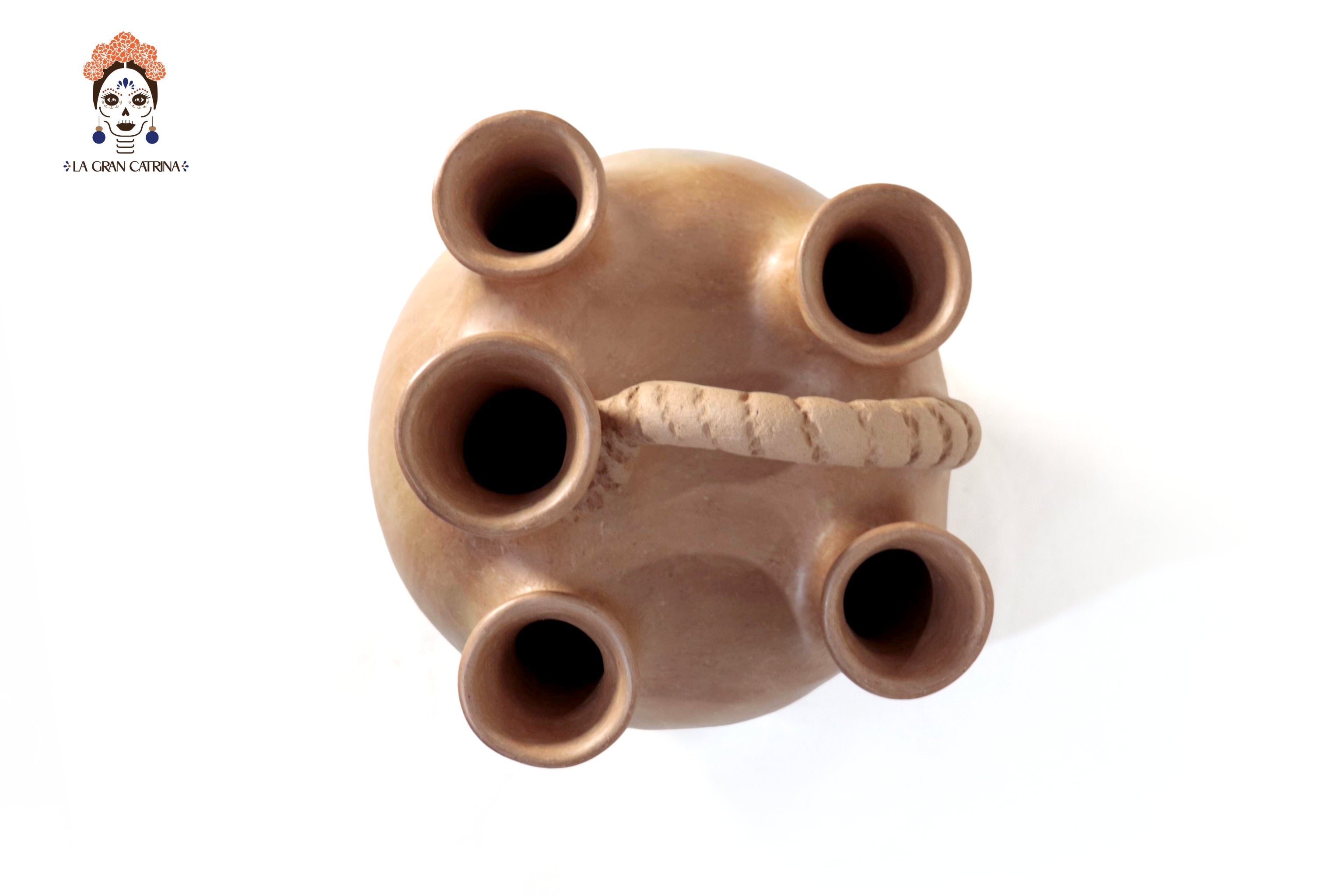 Vessel Ancestral Mixe Opossum Tail II - 6.6 in. Silvia Mixe