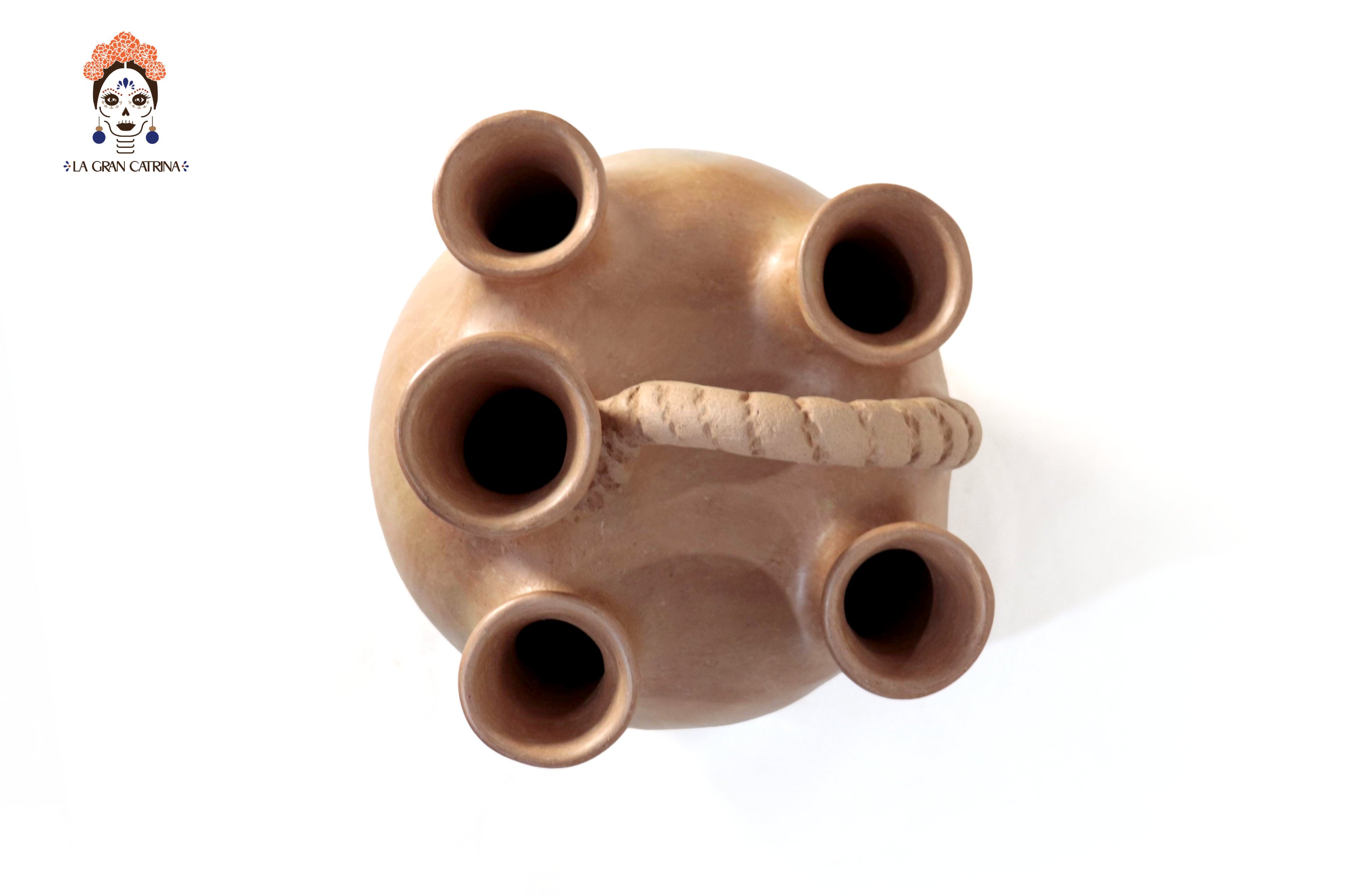 Vessel Ancestral Mixe Opossum Tail II - 6.6 in. Silvia Mixe