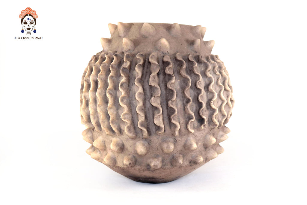 Vase Clay Textured - 11.8 in. Atzompa