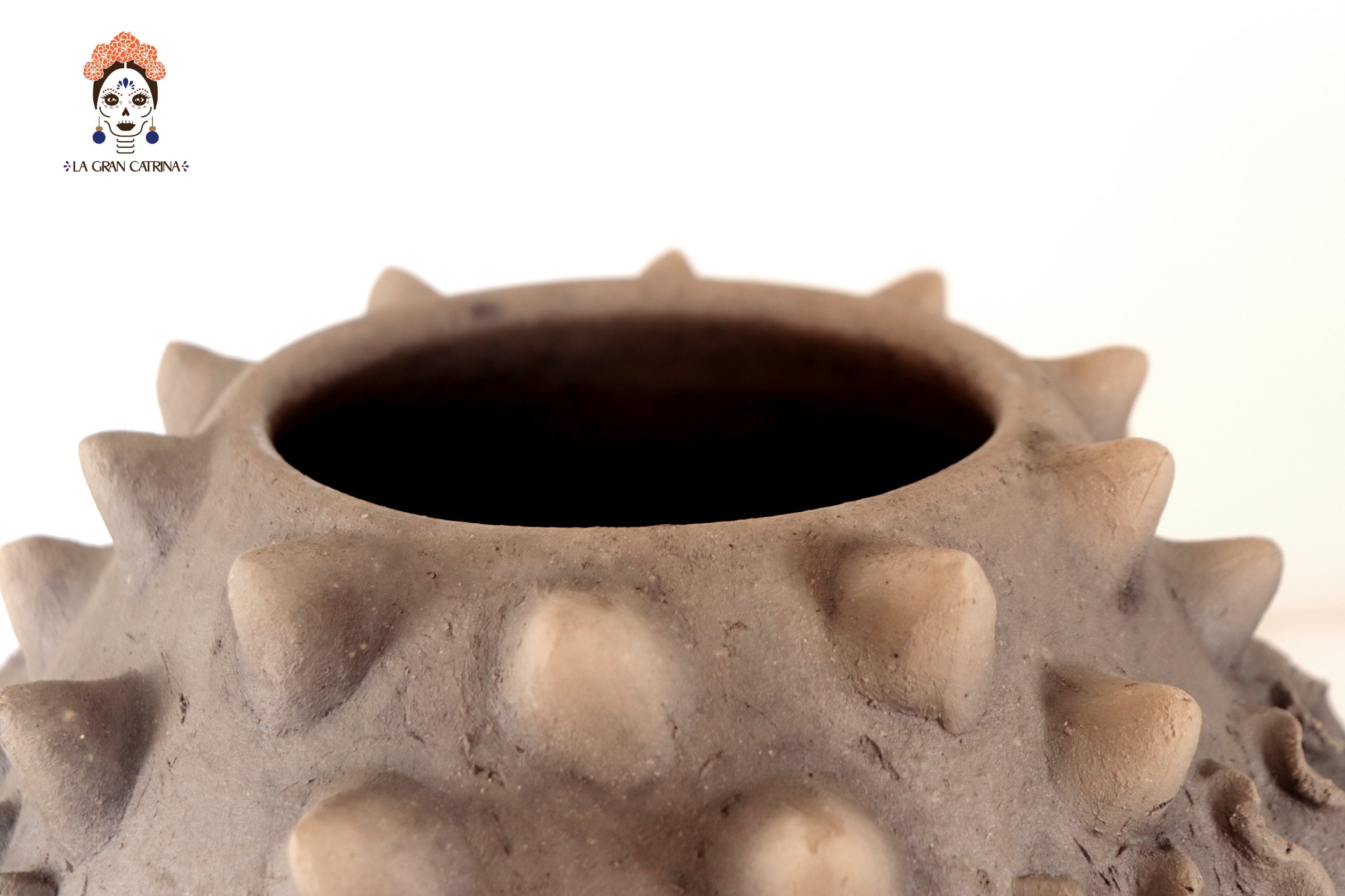 Vase Clay Textured - 11.8 in. Atzompa