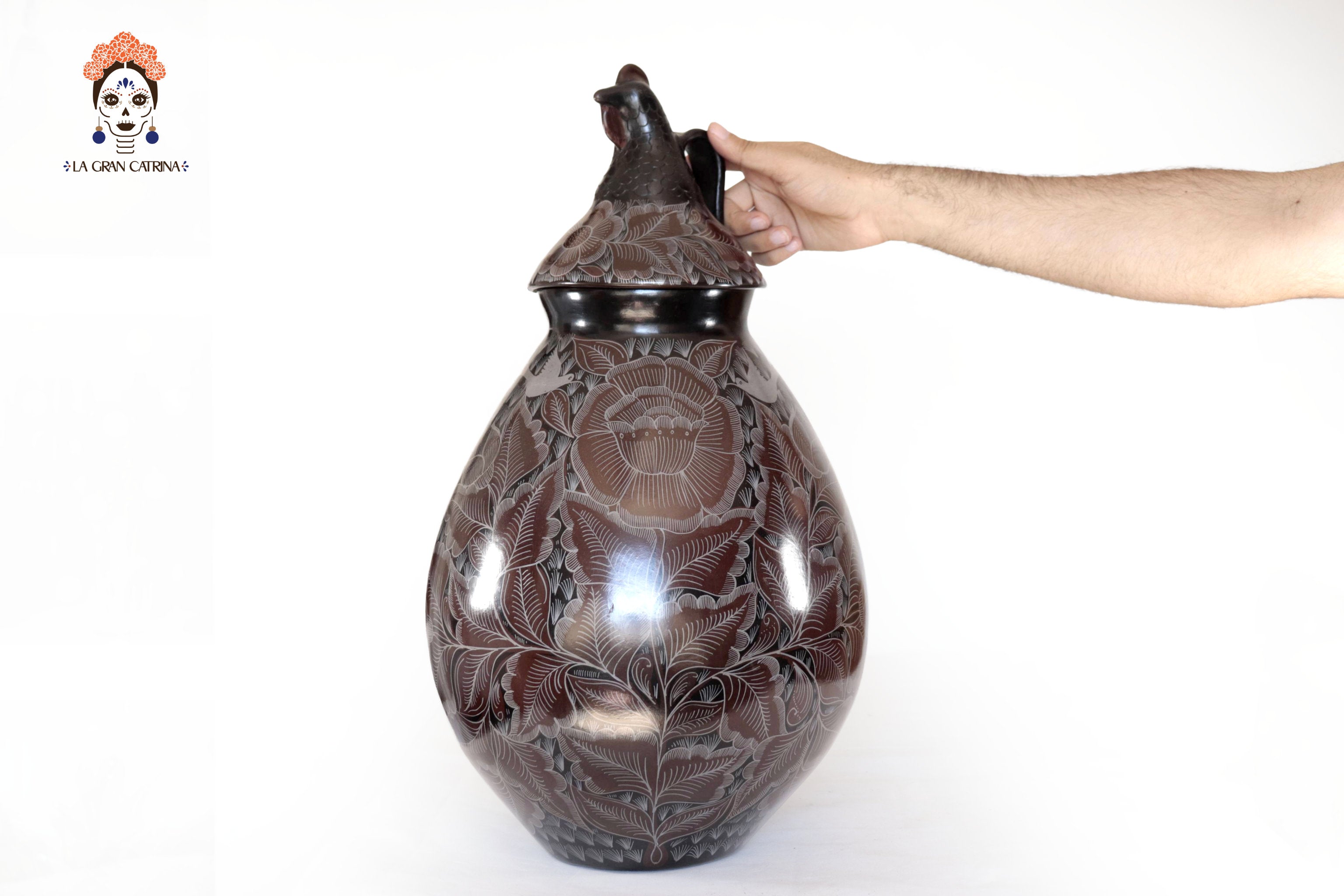 Vase Hen - Huancito - 20.6 in. Pablo Huancito