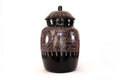 Water Jar Dark Flowers and Birds - Huancito - 18.3 in. Pablo Huancito