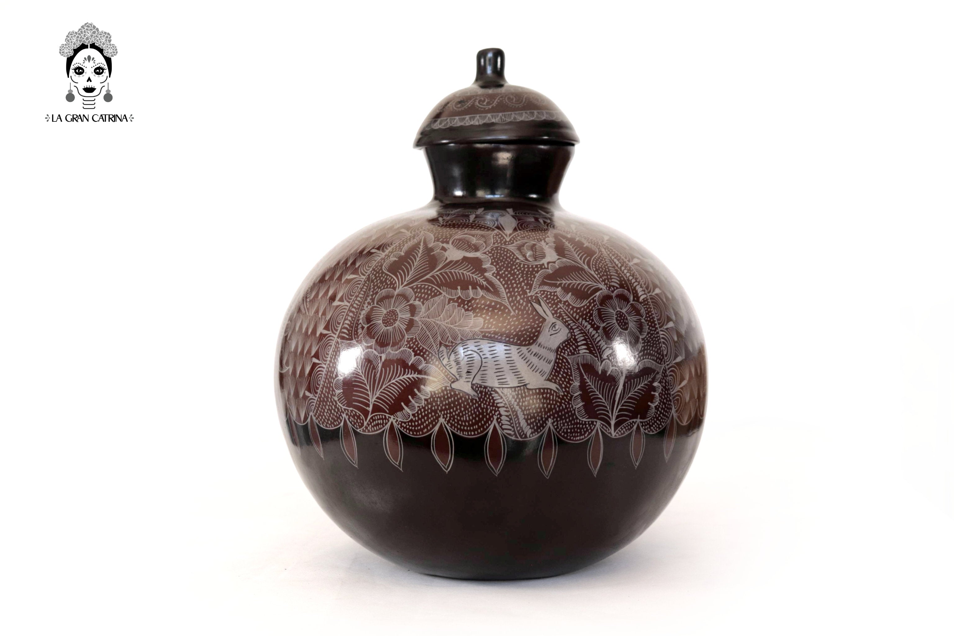 Vase of birds brown - Huancito - 14.9 in. Pablo Huancito