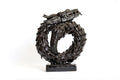Quetzalcóatl black - Glazed Clay - 14 in. David Hdz SFL
