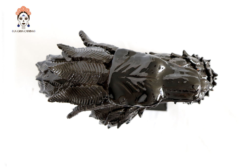 Quetzalcóatl black - Glazed Clay - 14 in. David Hdz SFL