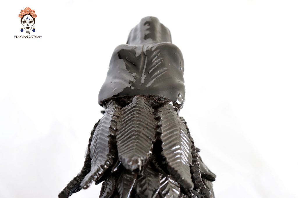 Quetzalcóatl black - Glazed Clay - 14 in. David Hdz SFL