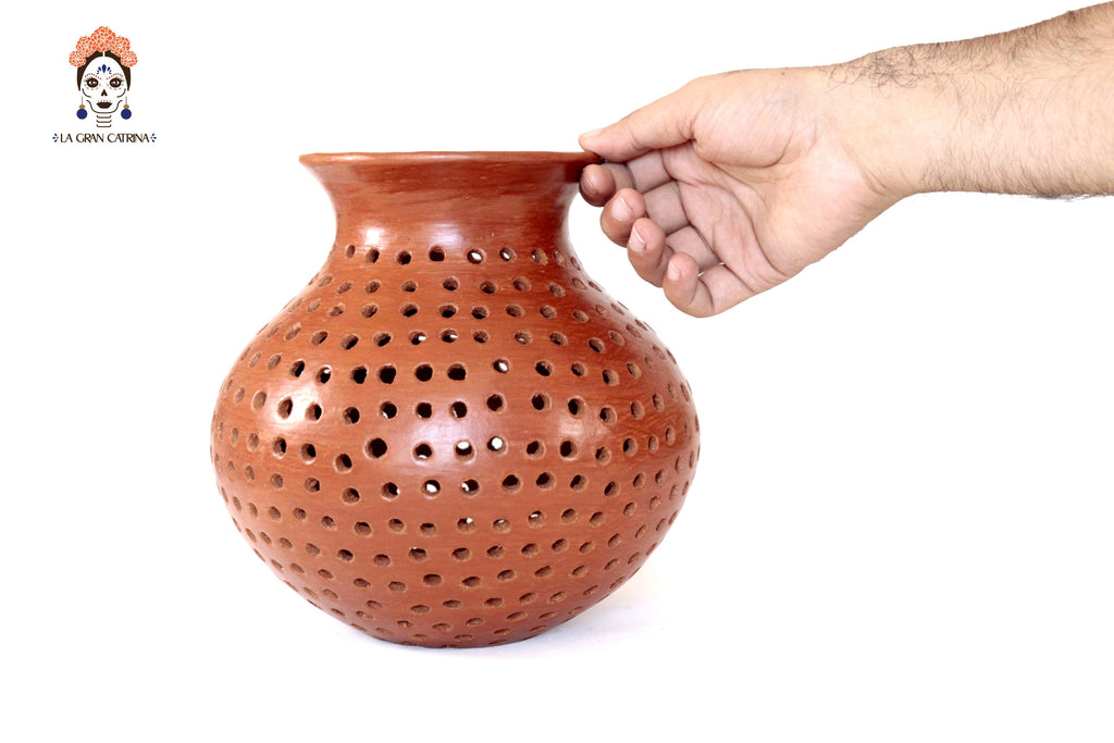 Vase of Maiz - 8.2 in. Atzompa
