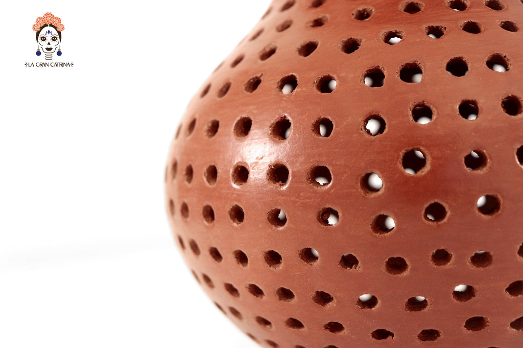 Vase of Maiz - 8.2 in. Atzompa