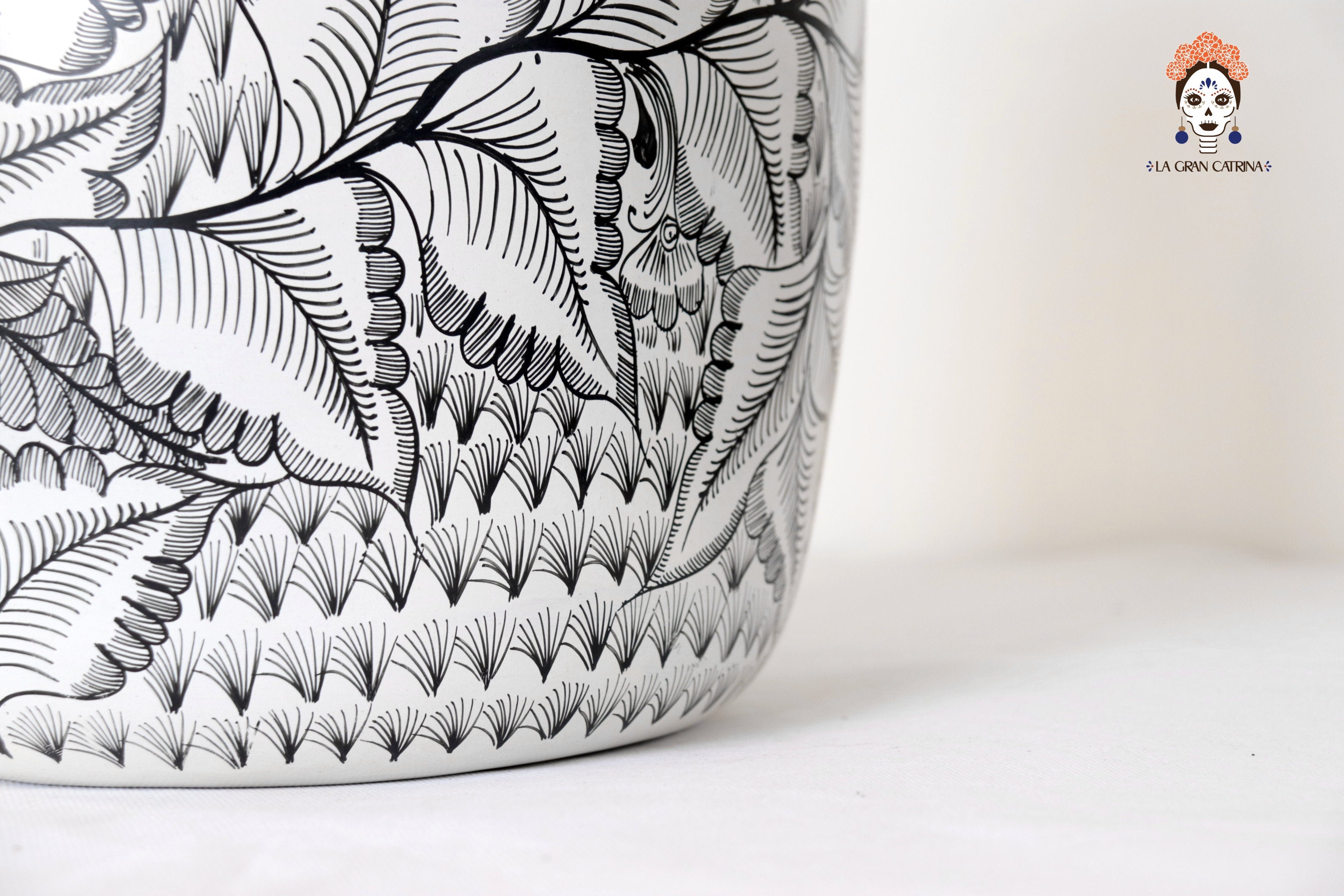 Water Jar Flowers and Birds - Huancito - 18.3 in. Pablo Huancito