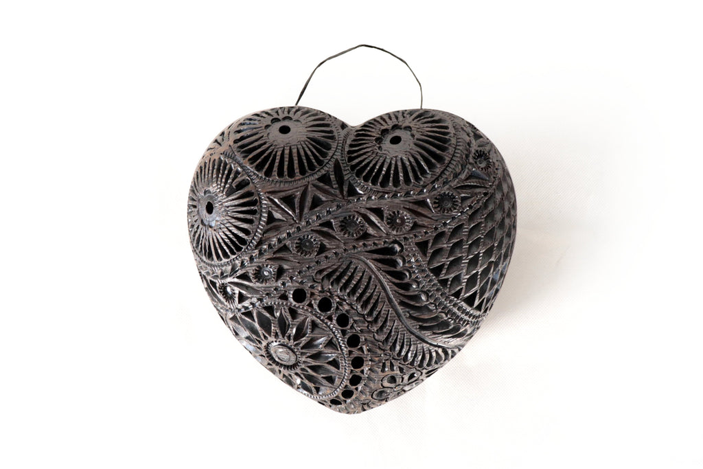 Black Clay Heart of Wall 7.8 in. - in. Production Tere Oax