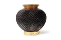 Black Clay Vase II 9.4 in. - Made to Order Tere Oax