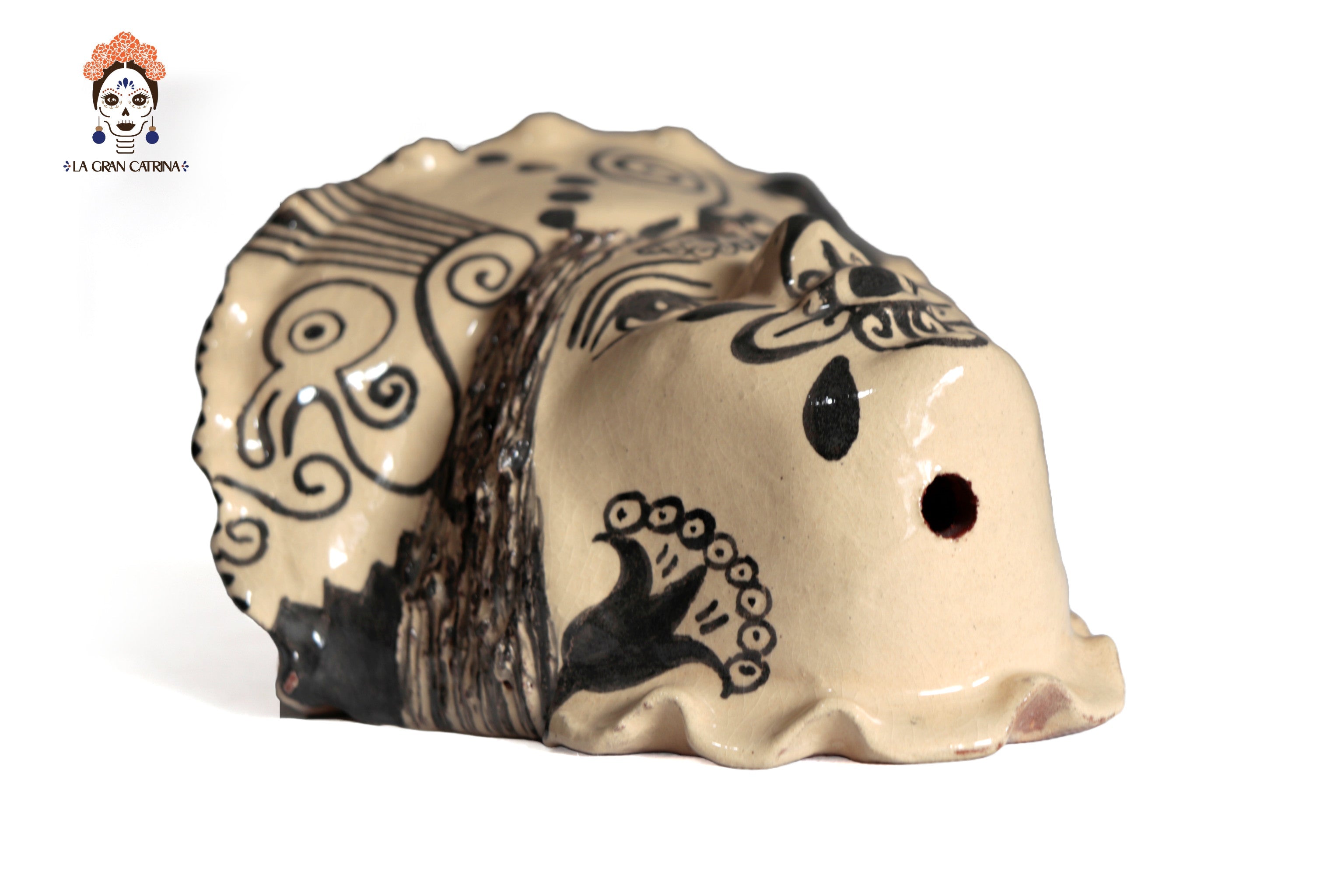 Set of planters child face - 4 pieces Tzintzuntzan