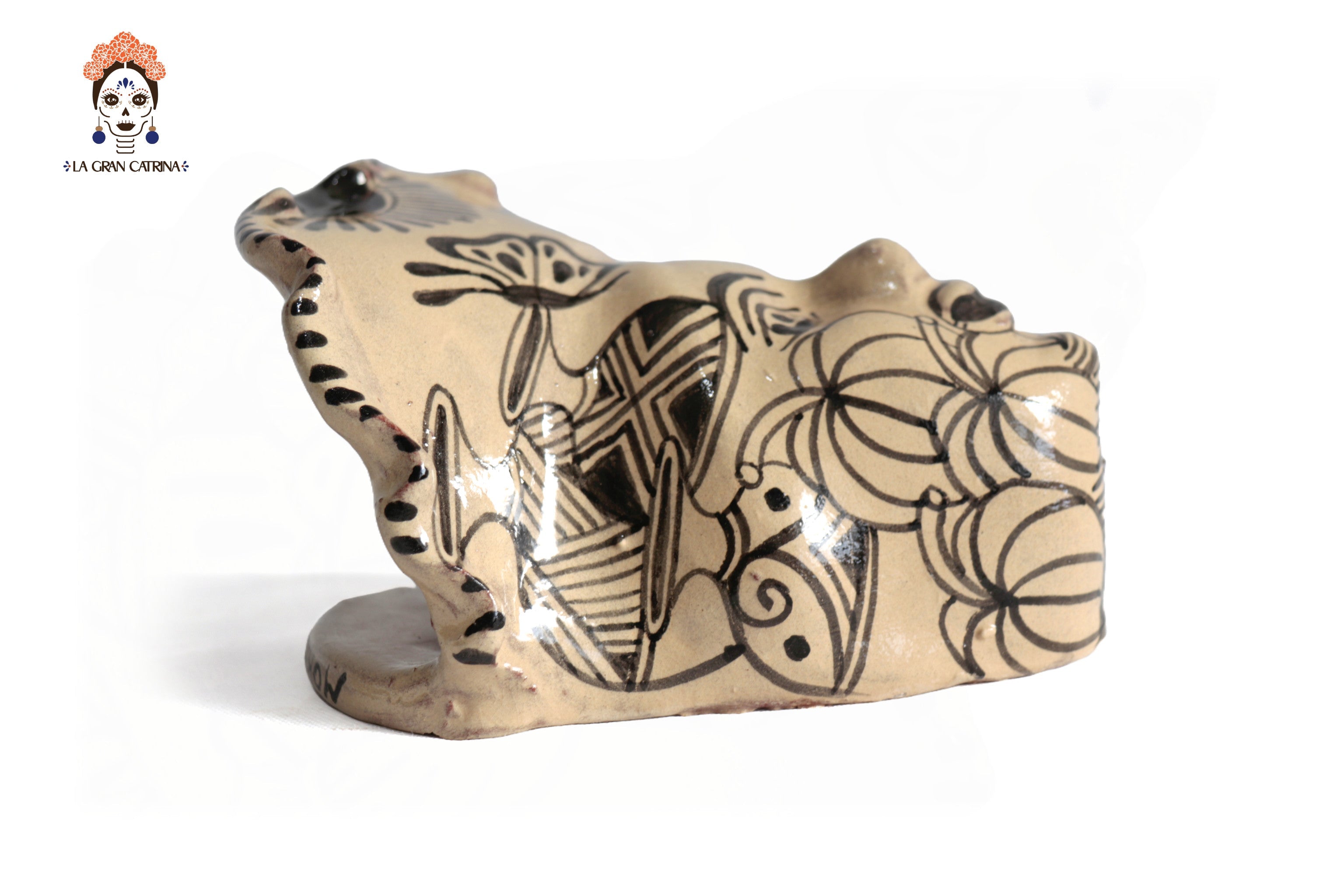 Set of planters child face - 4 pieces Tzintzuntzan