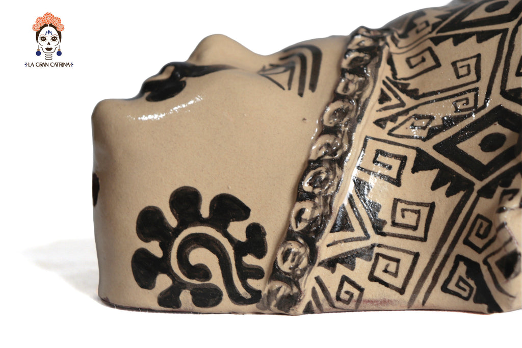 Set of planters child face - 4 pieces Tzintzuntzan