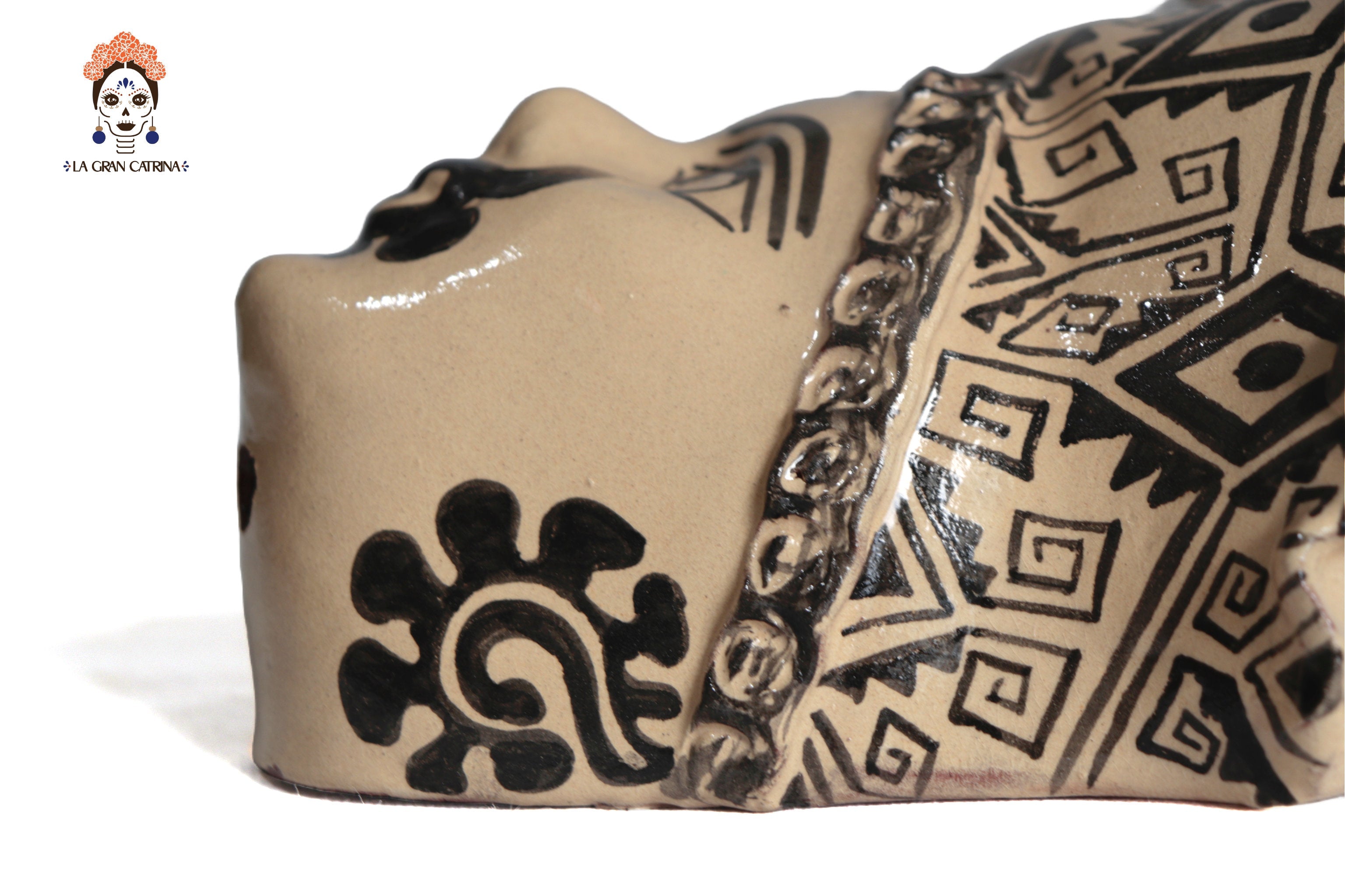 Set of planters child face - 4 pieces Tzintzuntzan
