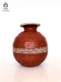Cerámica roja esférica - 12.2 in. Ceramica Tzint