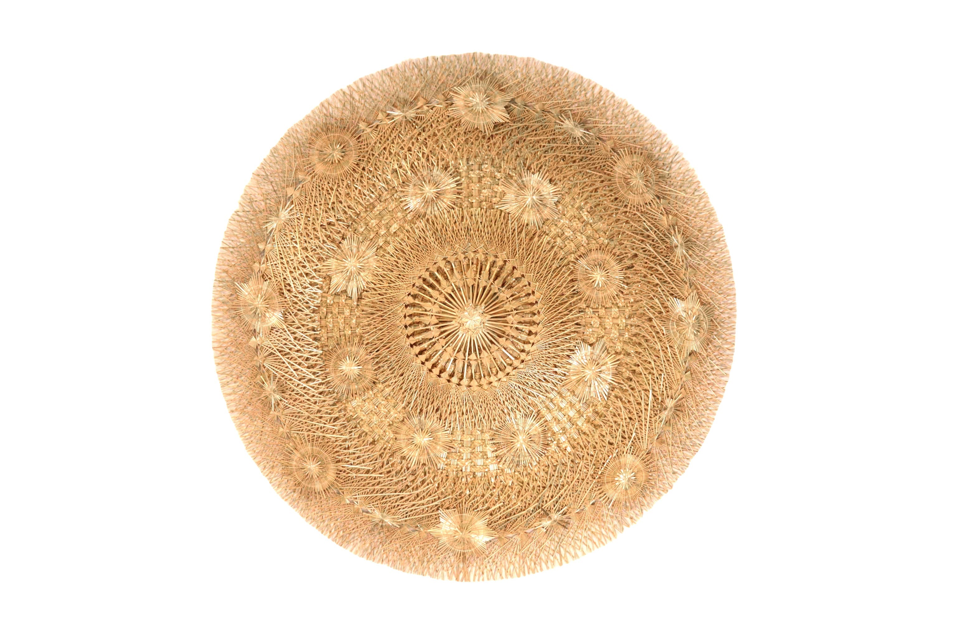 Wheat Straw Wall Circle - Constelación - 40 in. Panikua