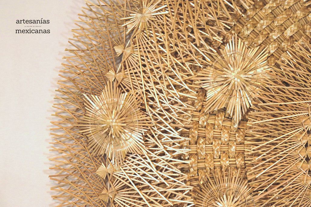Wheat Straw Wall Circle - Constelación - 40 in. Panikua