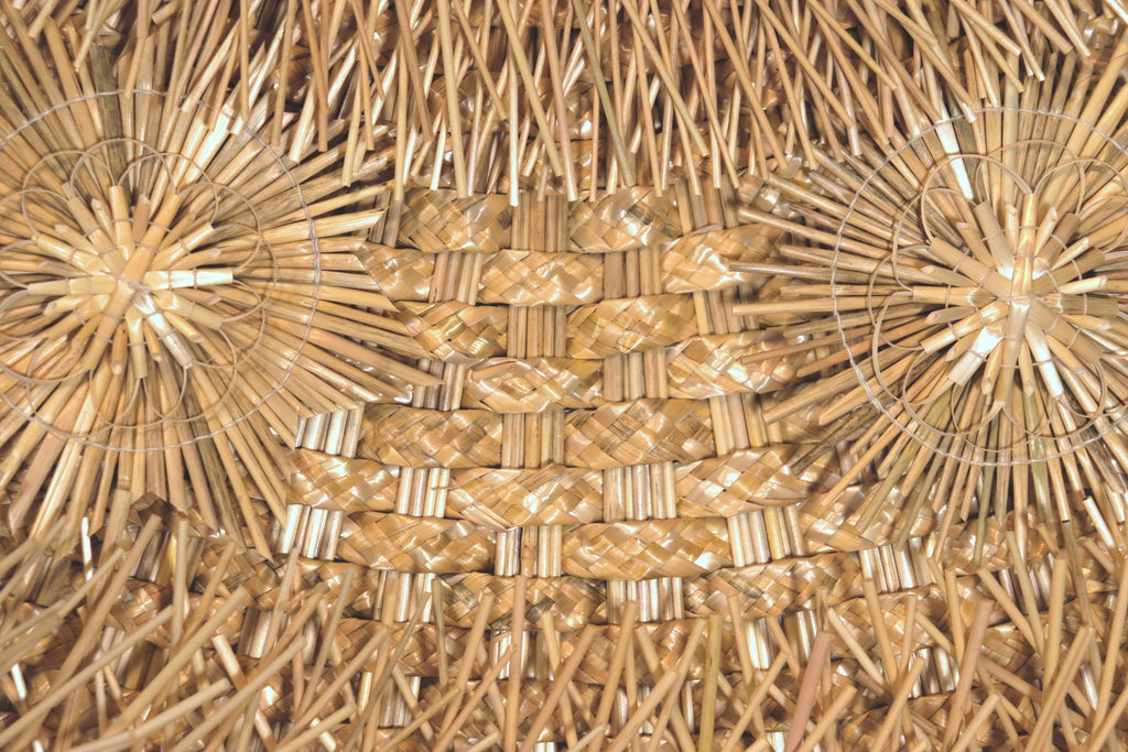 Wheat Straw Wall Circle - Constelación - 40 in. Panikua