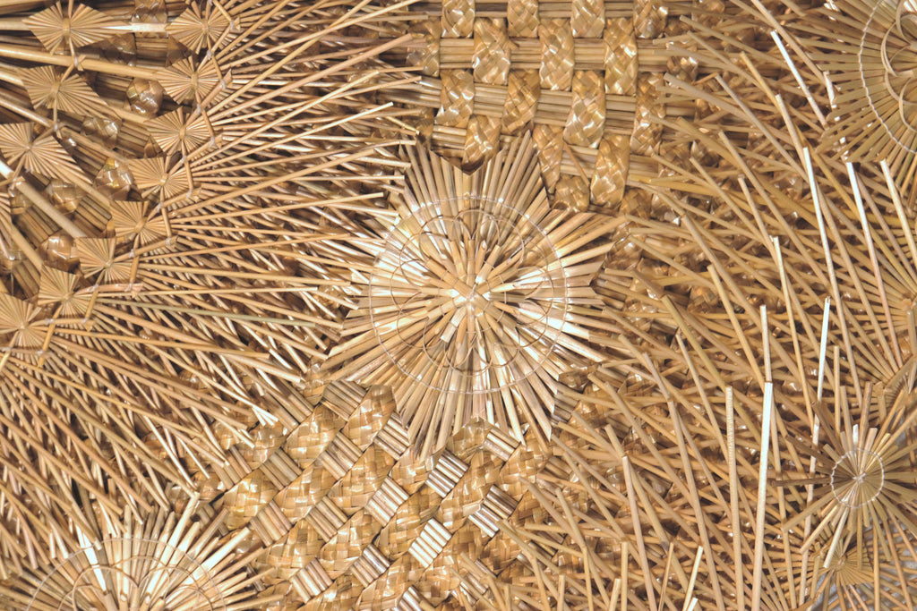 Wheat Straw Wall Circle - Constelación - 40 in. Panikua