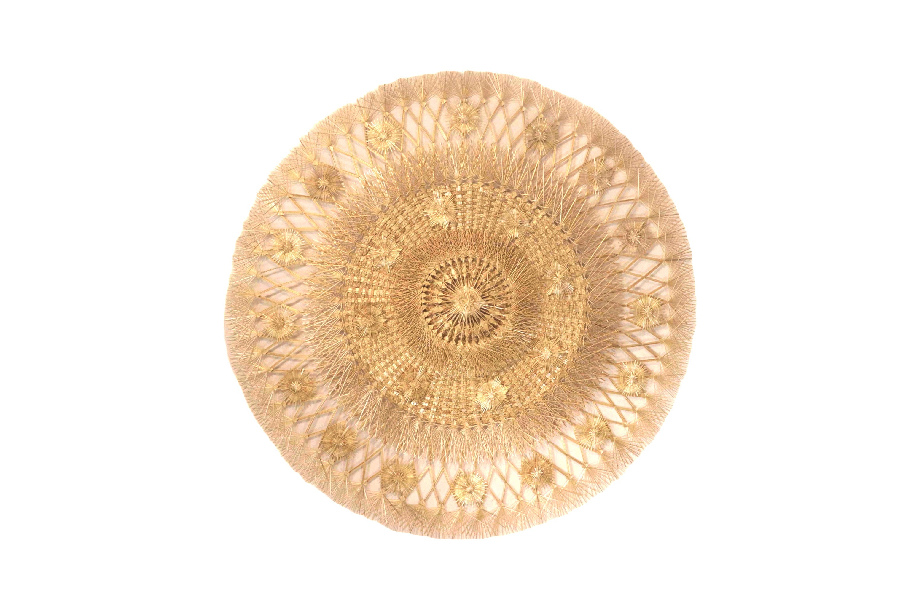 Wheat Straw Wall Circle - Sol - 53.1 in. Panikua