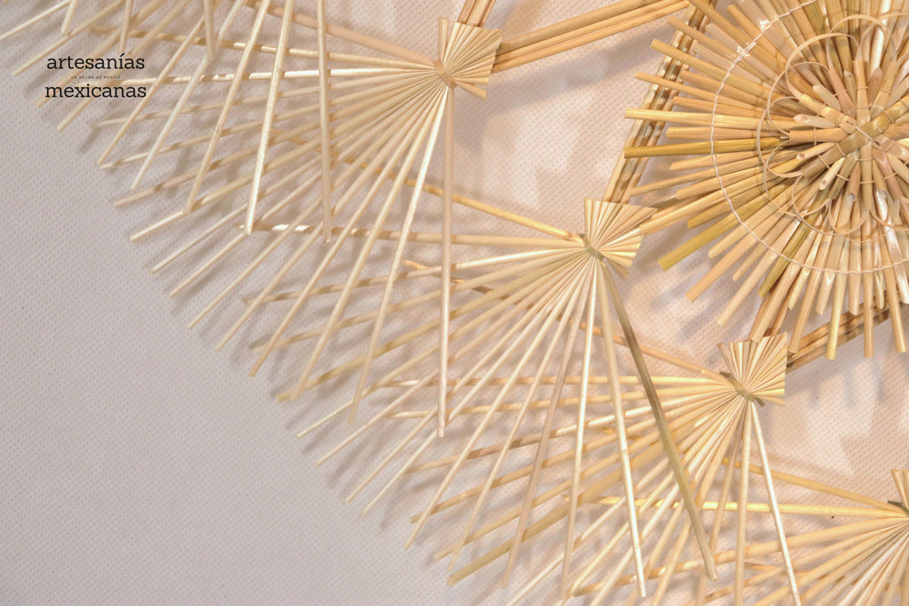 Wheat Straw Wall Circle - Sol - 53.1 in. Panikua