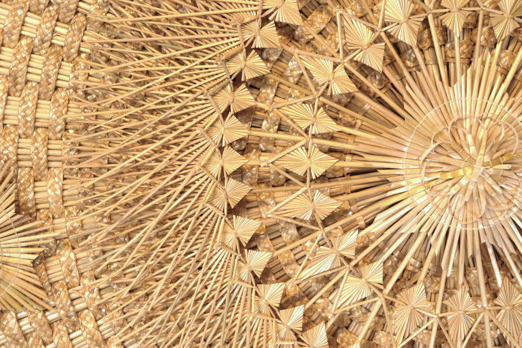 Wheat Straw Wall Circle - Sol - 53.1 in. Panikua