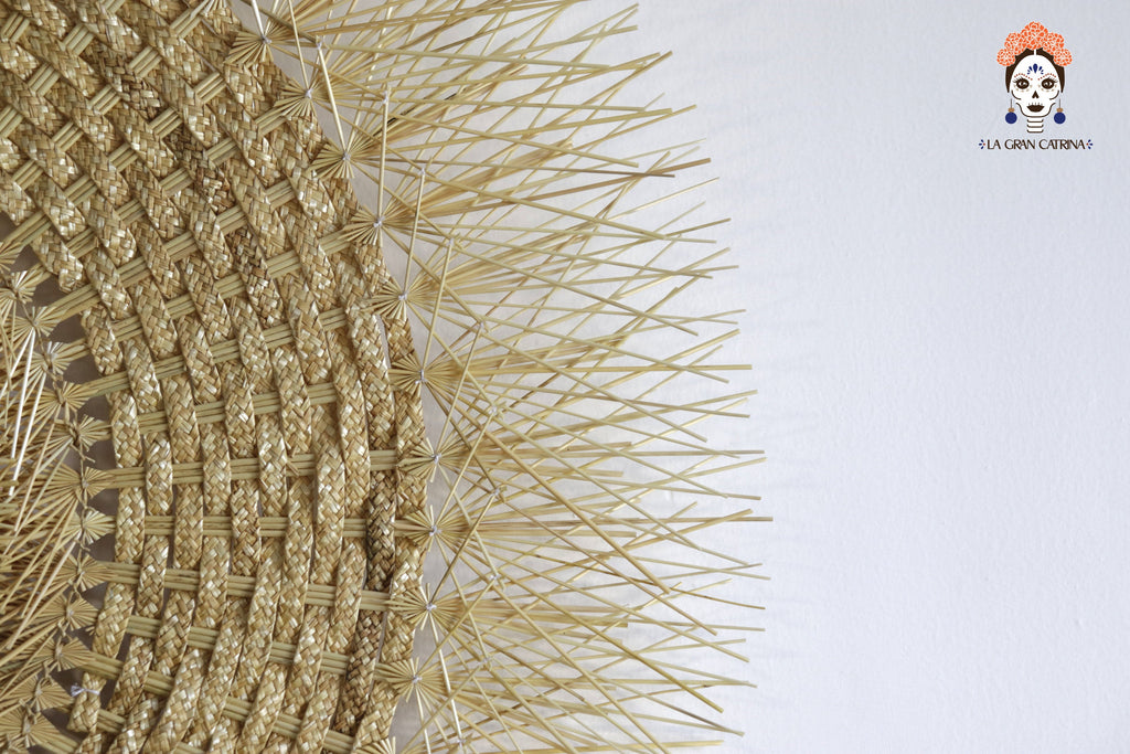 Wheat Straw Wall Circle - Woven - 40 in. Panikua