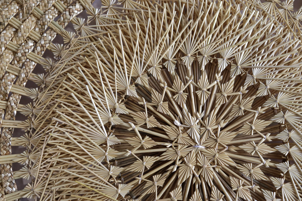 Wheat Circle Wall Art - Woven