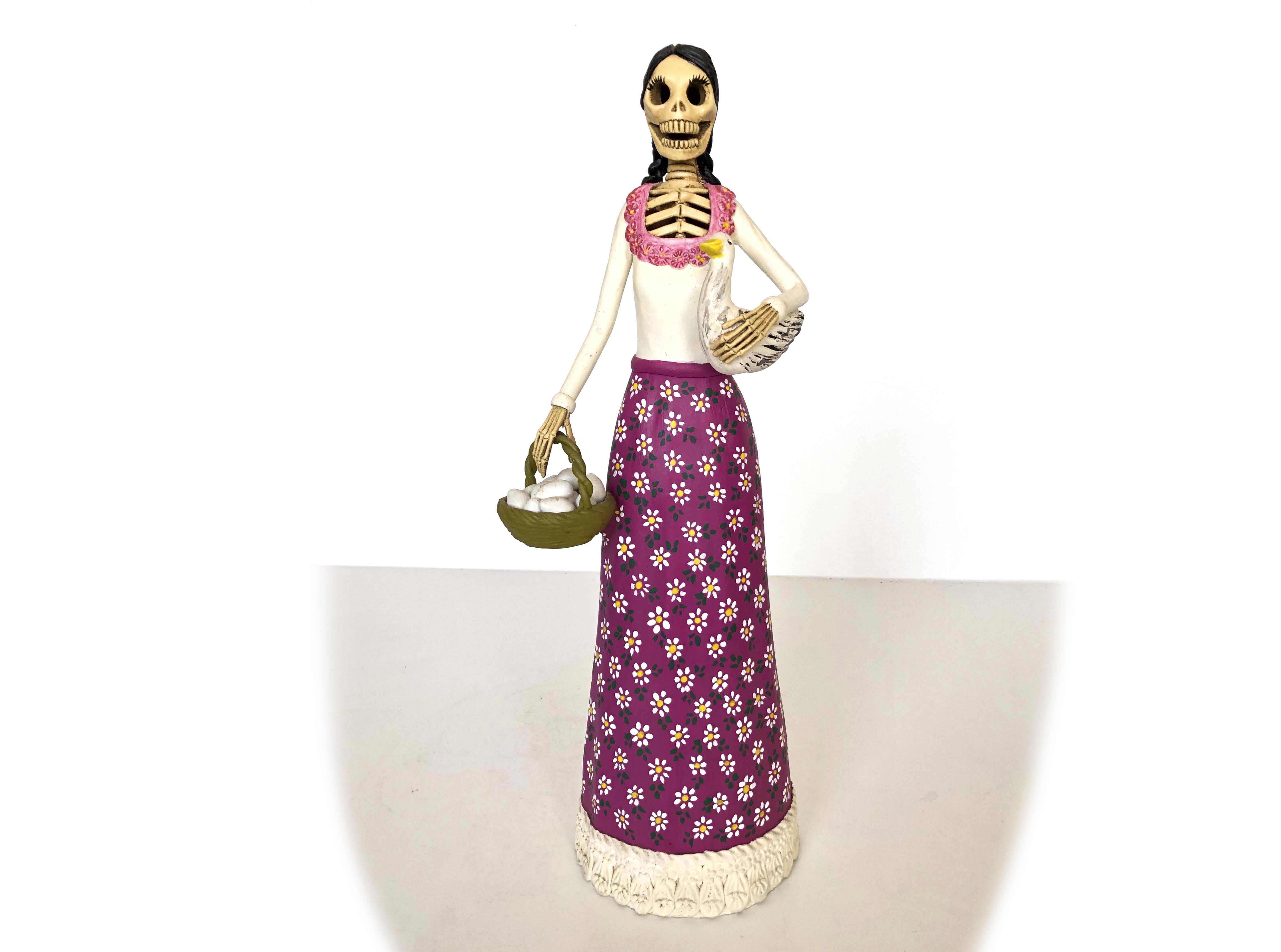 Catrina huevera - 19 in. Adan