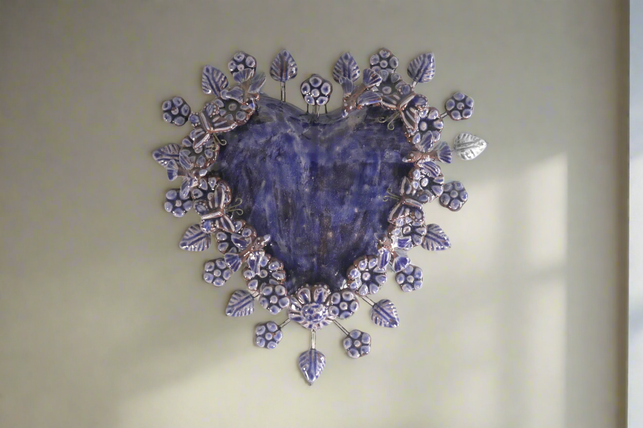 Heart Blue - 8.6 in. Montoya