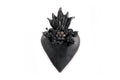 Clay Heart Black - 9.8 in. Cecilio