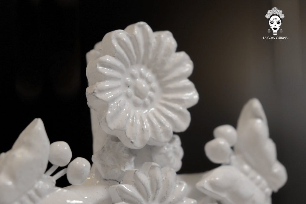 Cross white - Glazed Clay - 5.7 in. - in. Production Tereri