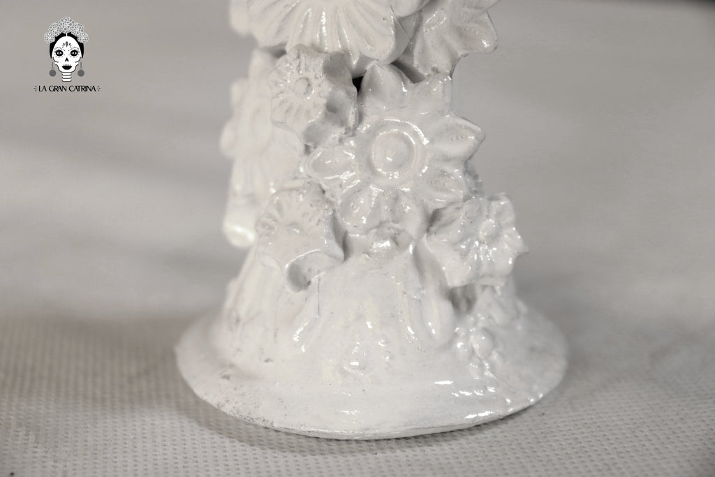 Cross white - Glazed Clay - 6.7 in. Tereri
