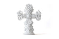 Cross white - Glazed Clay - 6.7 in. Tereri