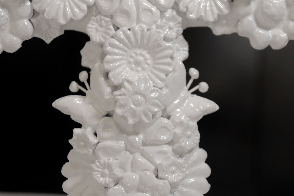 Cross white - Glazed Clay - 10 in. Tereri