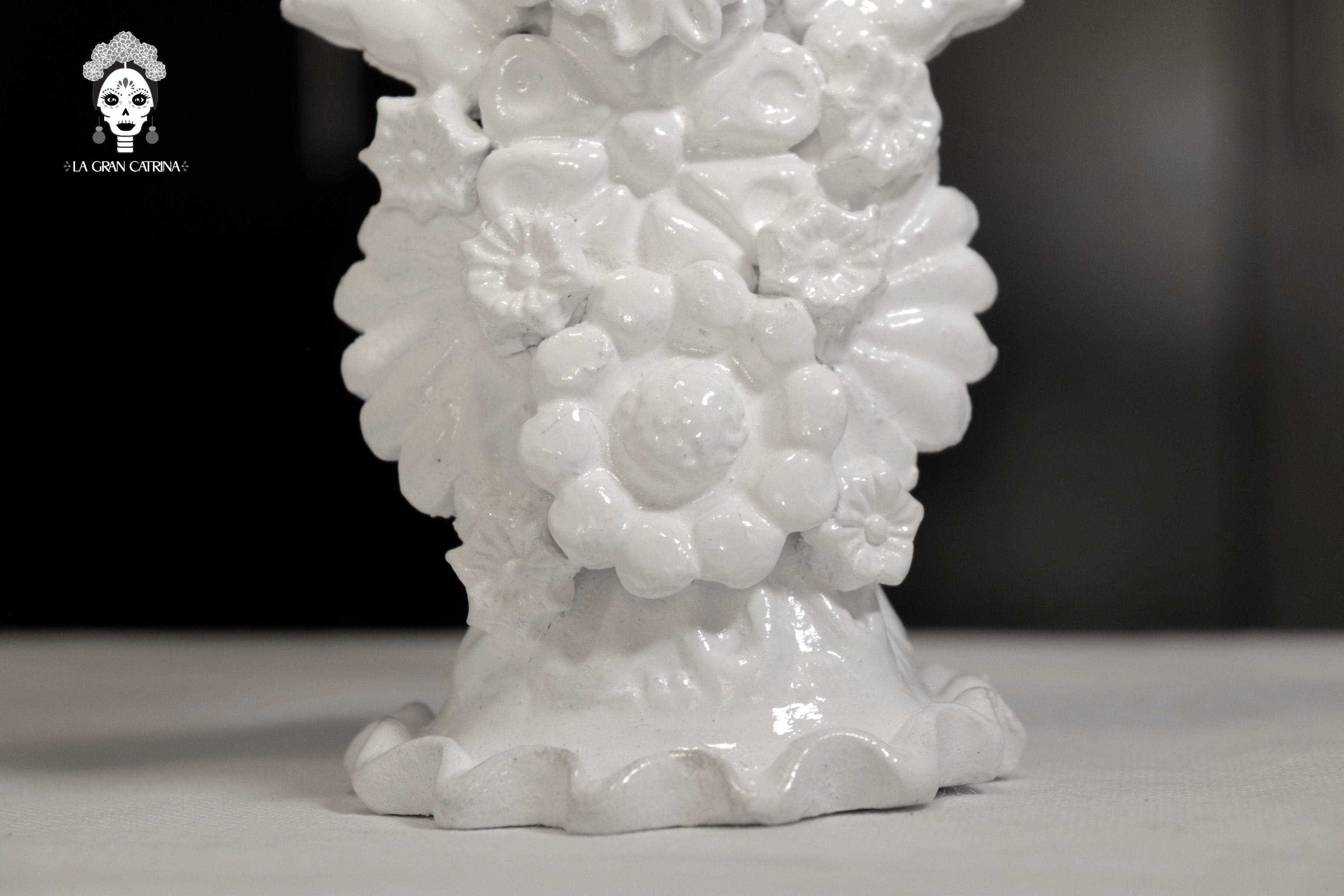 Cross white - Glazed Clay - 10 in. Tereri