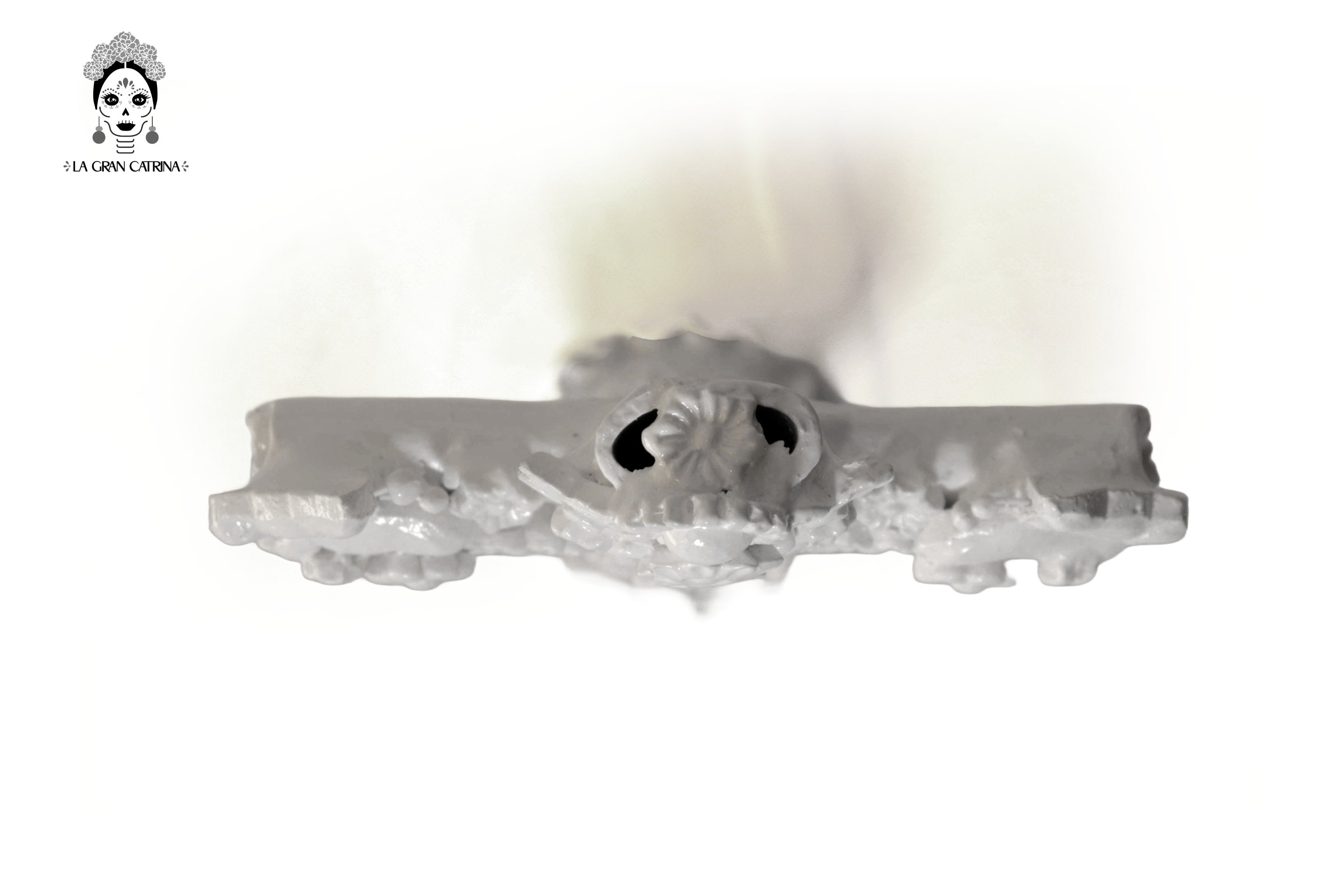 Cross white - Glazed Clay - 10 in. Tereri