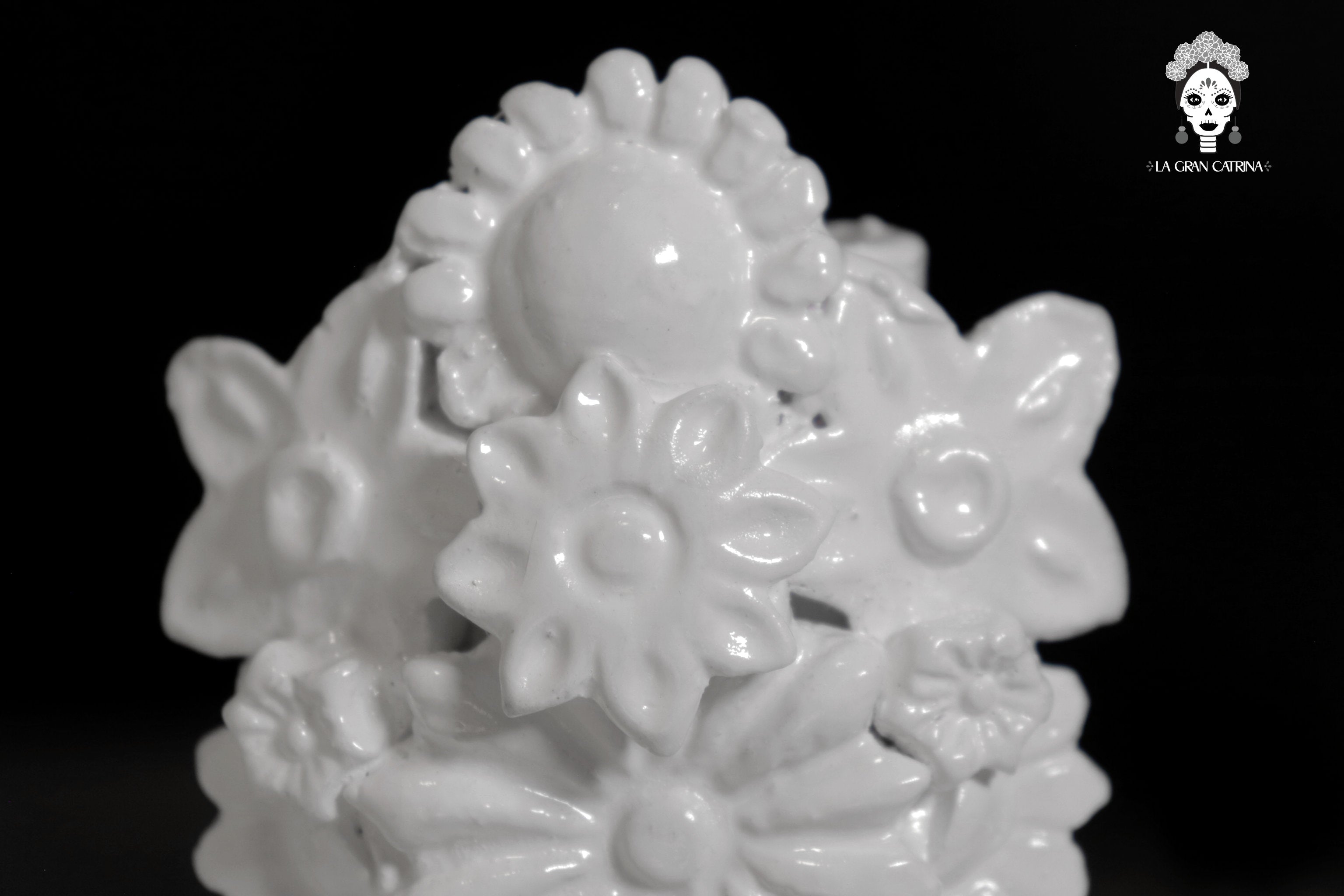 Cross white - Glazed Clay - 10 in. Tereri