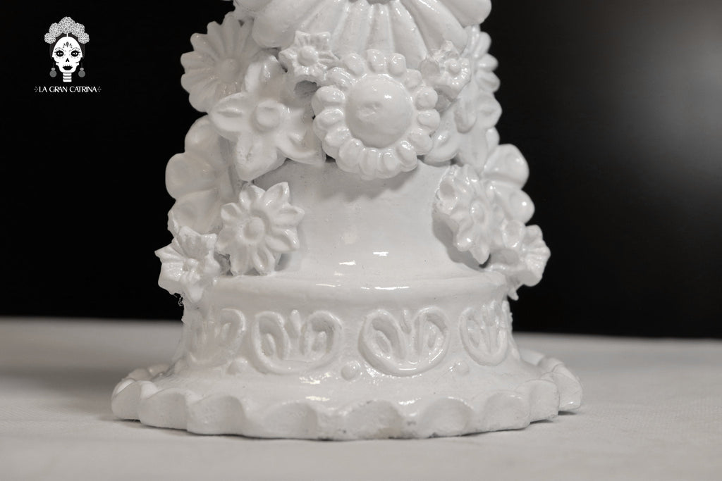 Cross white - Glazed Clay - 15 in. Tereri