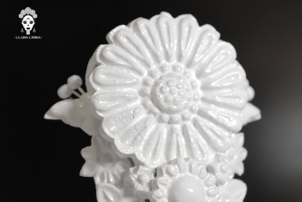 Cross white - Glazed Clay - 15 in. Tereri